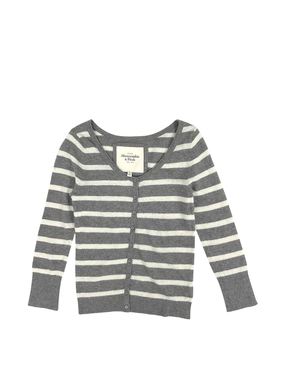 아베크롬비 스트라이프 니트 가디건 (m) 상품이미지1