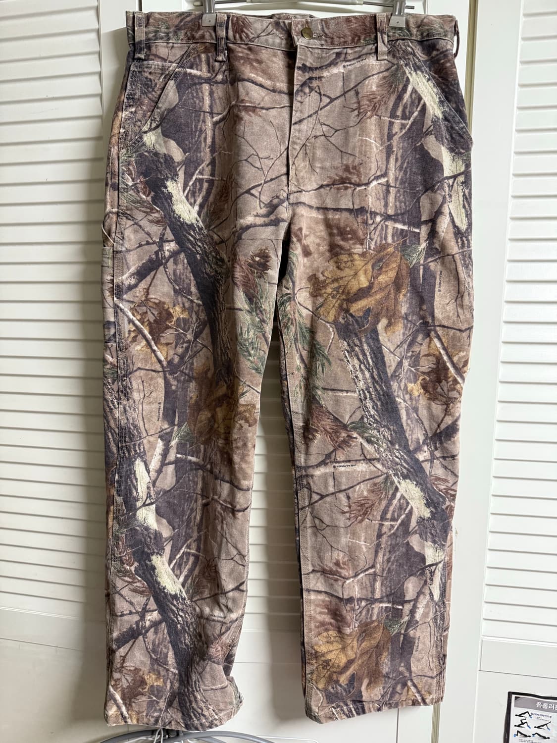 [36*30] 칼하트 리얼트리 캔버스 카펜터 팬츠 00s 상품이미지2