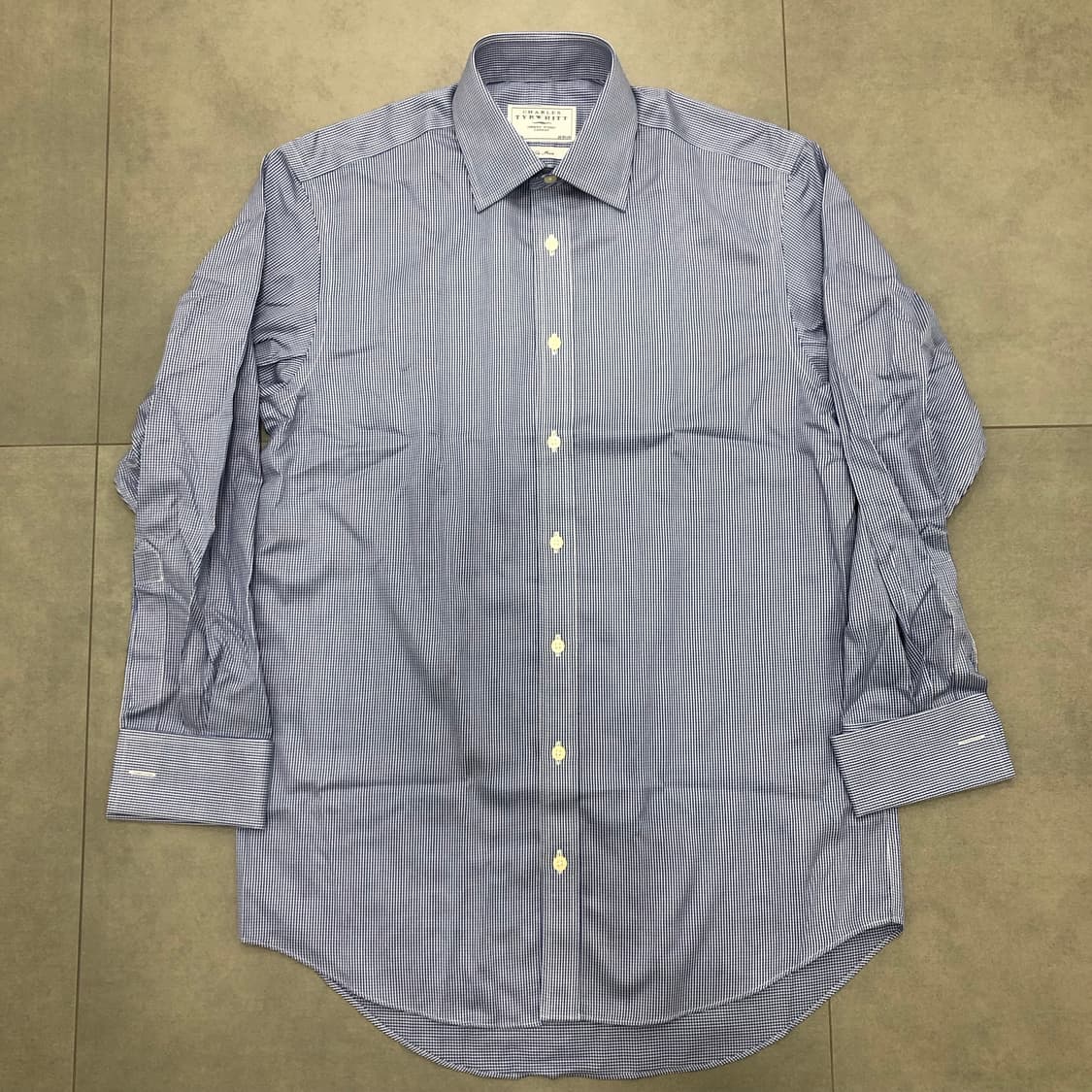 찰스티릿 논아이언 커프스 셔츠 15/38 상품이미지1