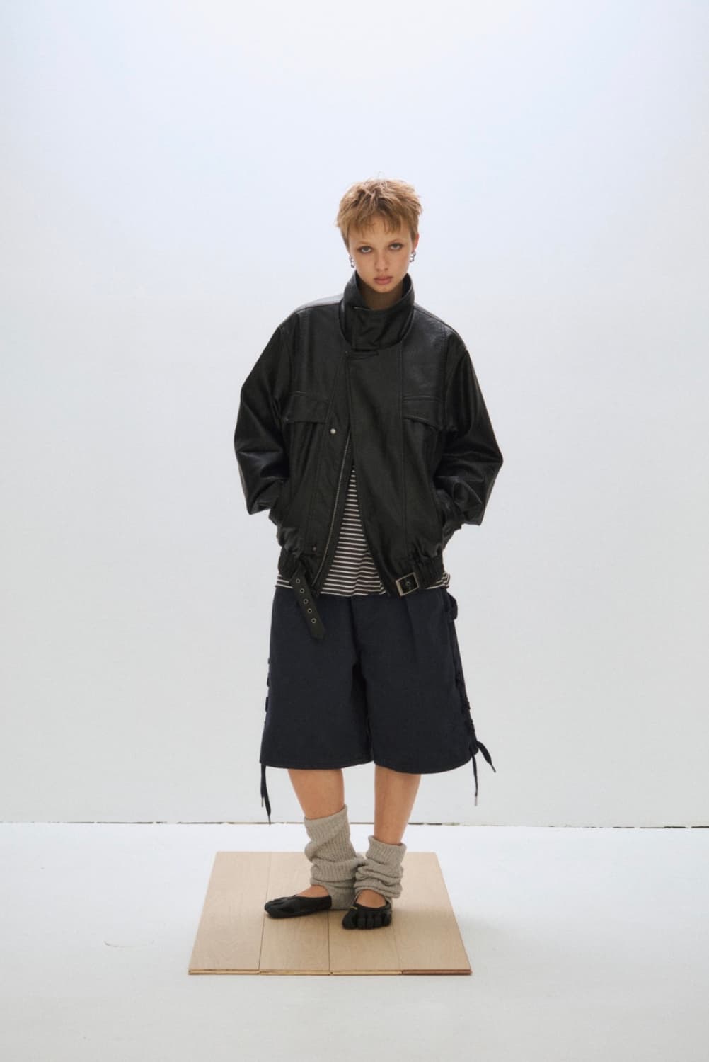 플리즈 프로젝트 비건 레더 플라이트 자켓 레더 상품이미지2