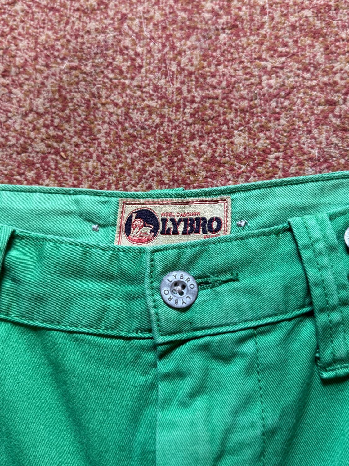 Nigel Cabourn Lybro라인 그라운트 워크 팬츠 그린 상품이미지4