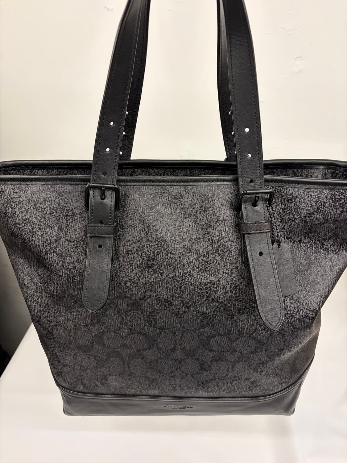 코치 블랙 시그니처 빅 토트백 상품이미지1