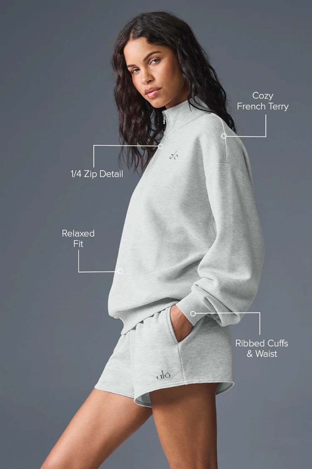알로 요가 Alo Accolade 1/4 Zip Pullover 반집업 상품이미지2