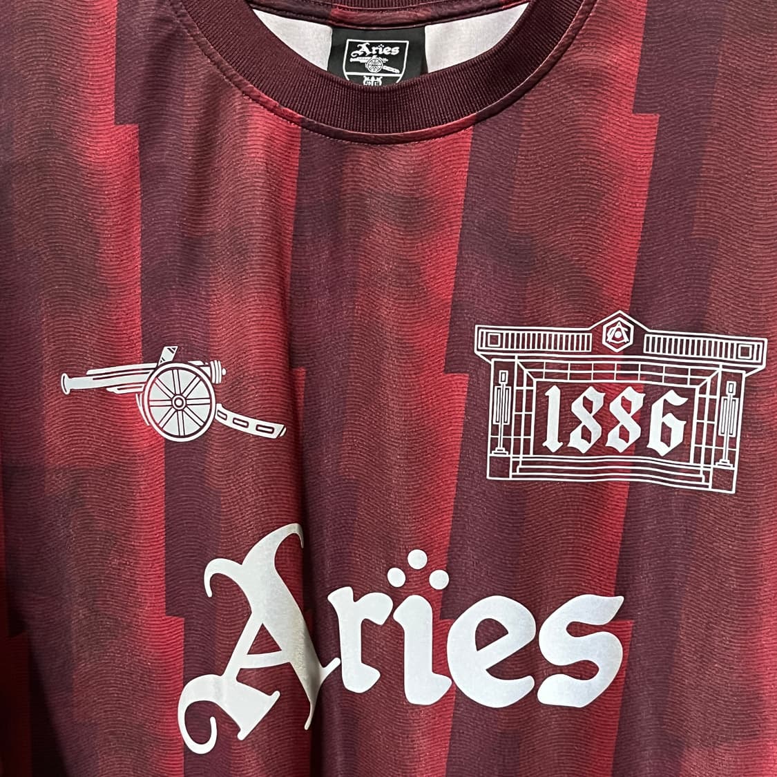 아스날 에리즈 라이트닝 스트라이프 티셔츠 2XL 상품이미지3