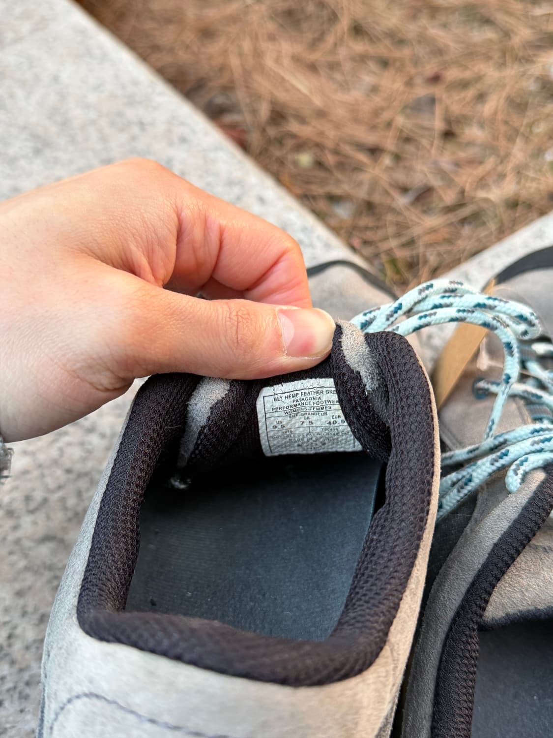 00s Patagonia 파타고니아 BLY HEMP 비브람 하이킹 슈즈 상품이미지8