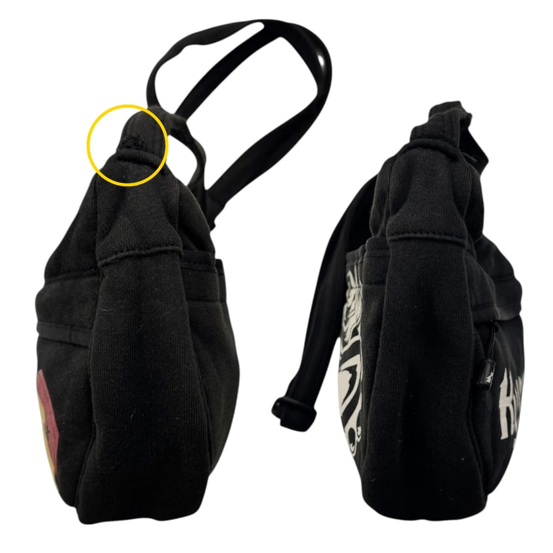 히스테릭글래머 스웻 숄더백 블랙 상품이미지6