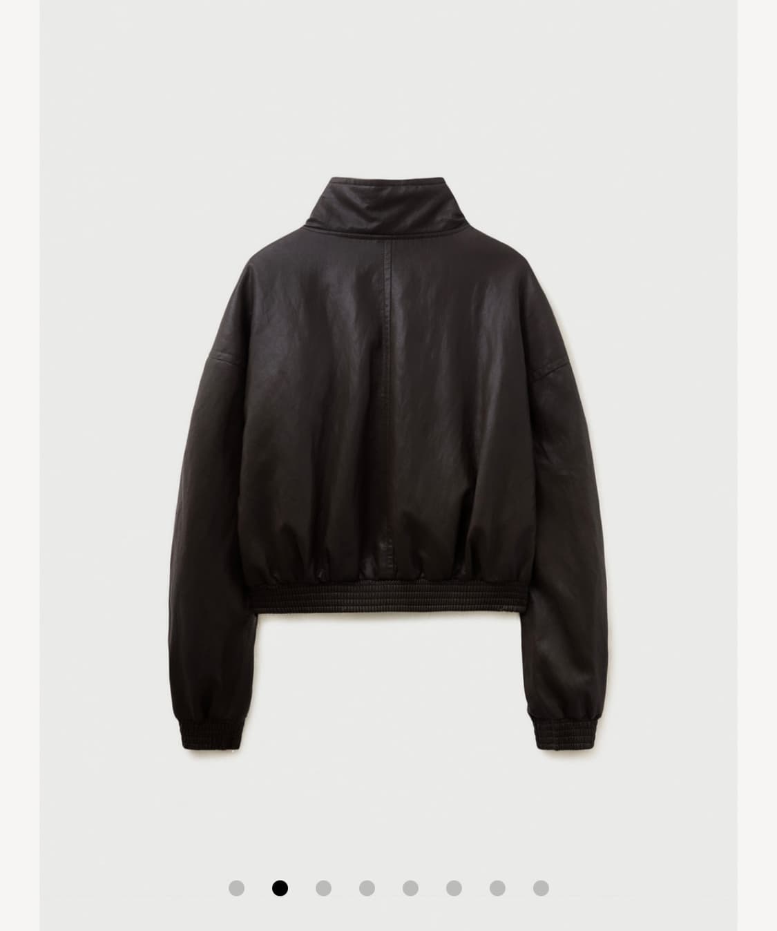 (s) ged 비건 레더 크롭 자켓 상품이미지2