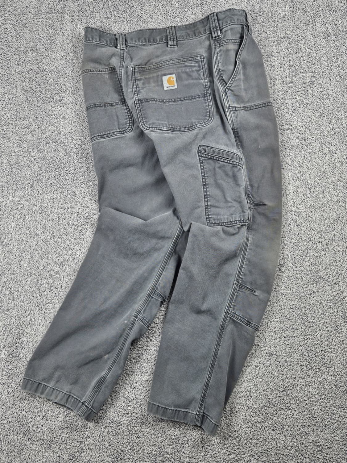 칼하트 코튼캔버스 더블니 카펜터 워크 팬츠 ( 33X30 )/ 10168 상품이미지3