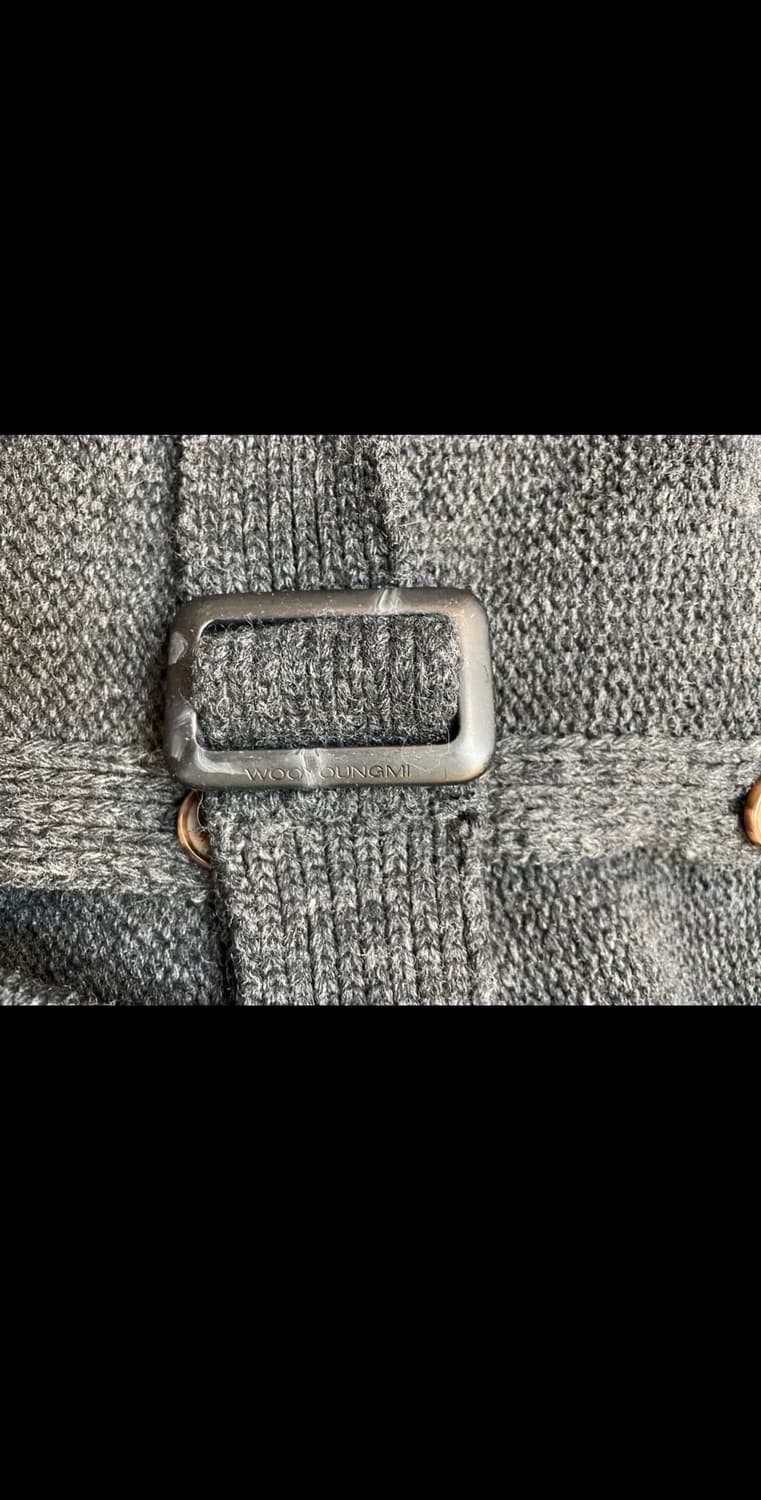 우영미 니트 코트 판매합니다. 사이즈는 46이고, 톤 다운된 색감이라 여 상품이미지4