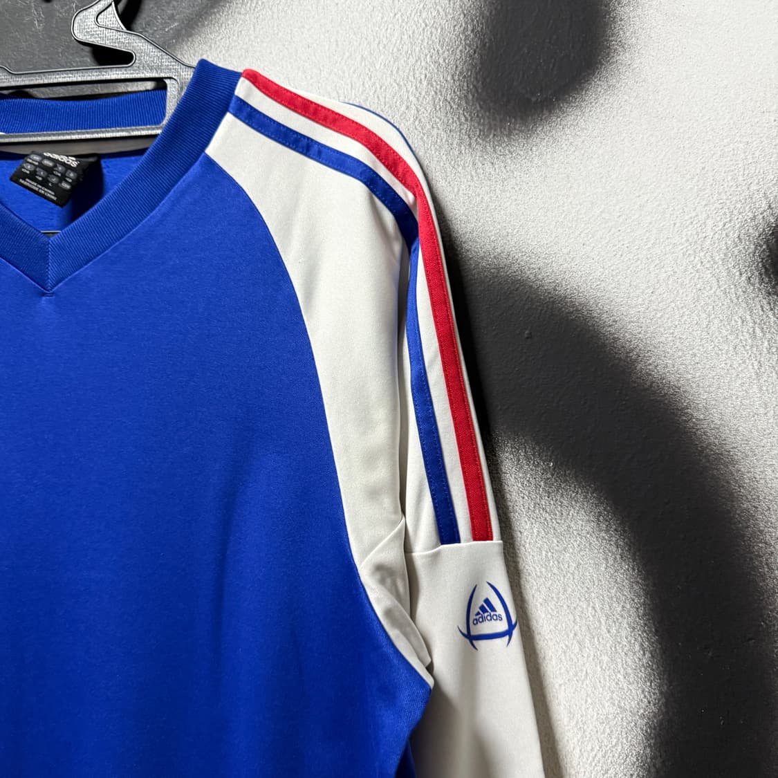 00s 아디다스 올드스쿨 스포티 배색 롱 슬리브 져지 티셔츠 상품이미지5