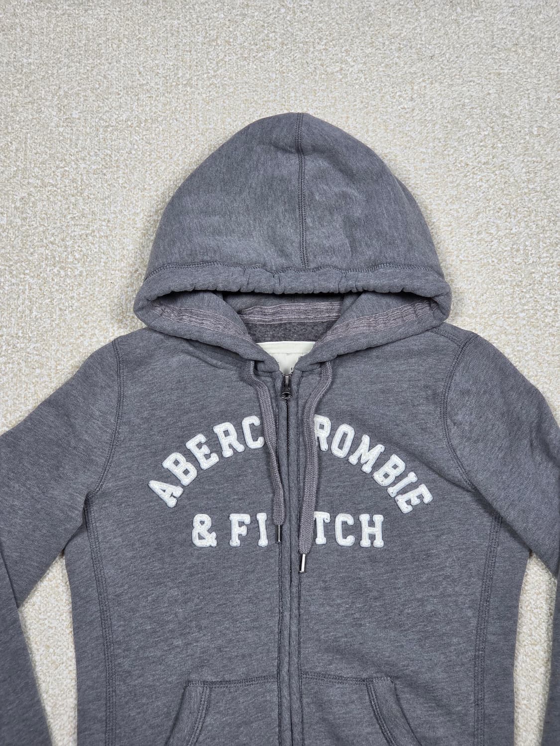 [아베크롬비] 아플리케 빅로고 후드 집업 | A00169 상품이미지2