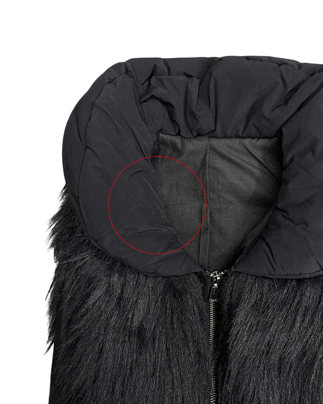 앨리스 아우아 패디드 카라 퍼 베스트 상품이미지8