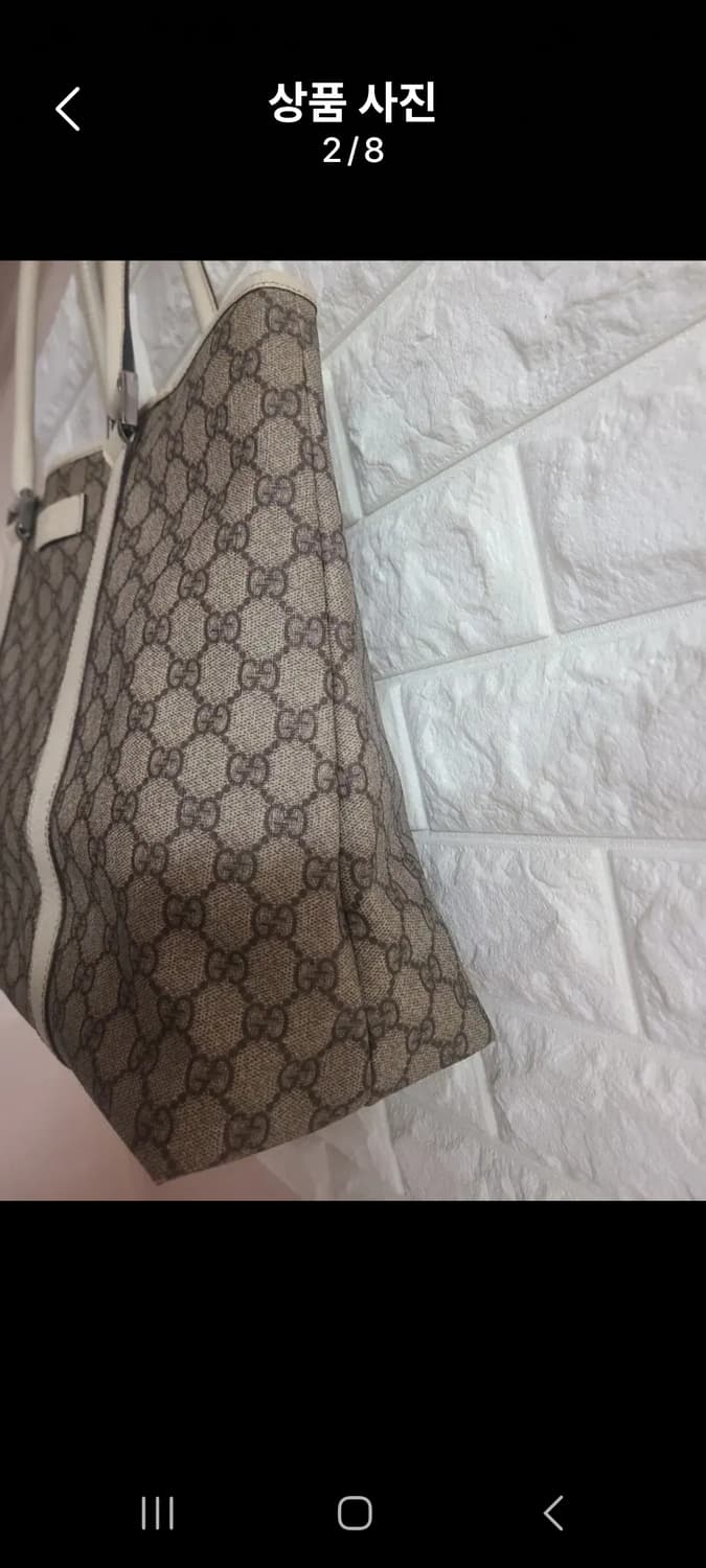 구찌 정품 GG 로고 쇼퍼백 상품이미지2
