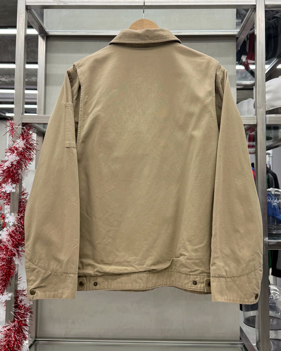 GAP 00s 베이지 원포켓 트러커 자켓 탄 베이지 상품이미지5