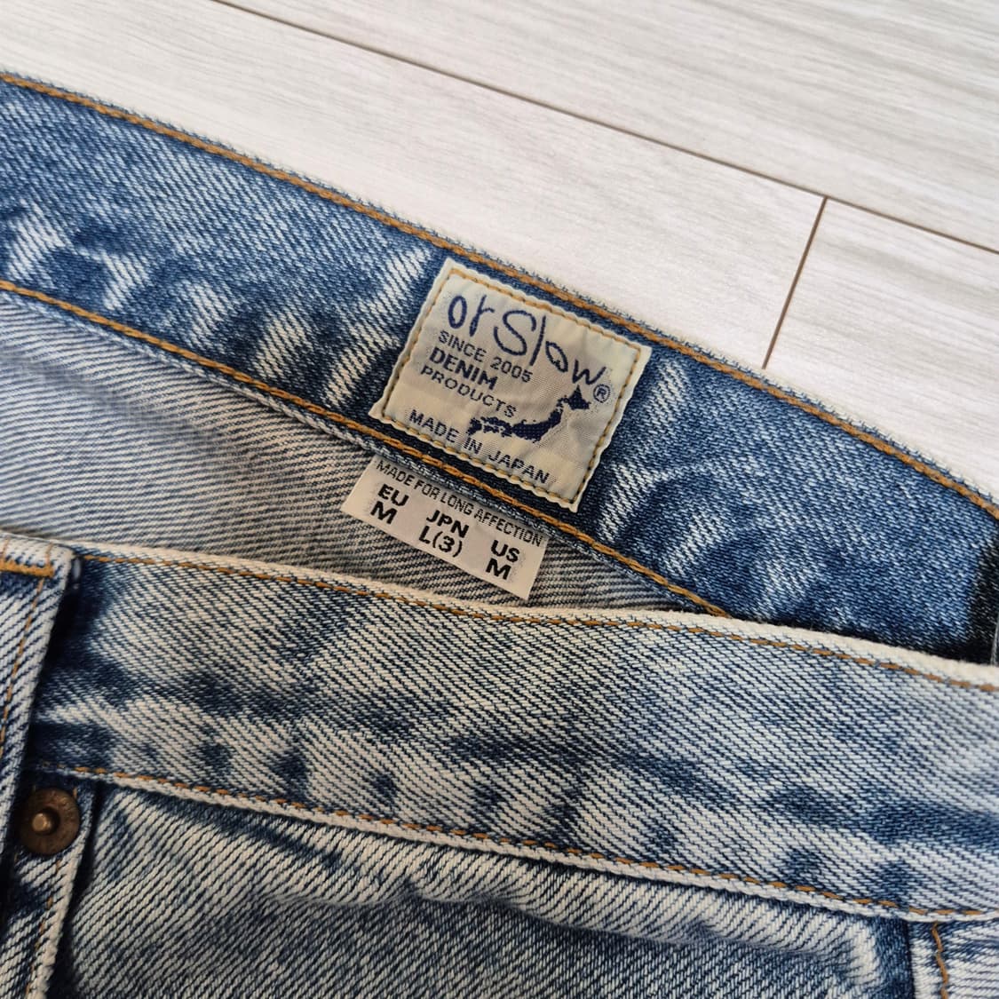 오어슬로우 105W 90s Sky Blue 3사이즈 판매 상품이미지4