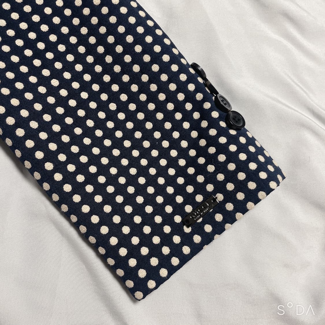 구찌 네이비 도트패턴 블레이저 자켓 상품이미지5