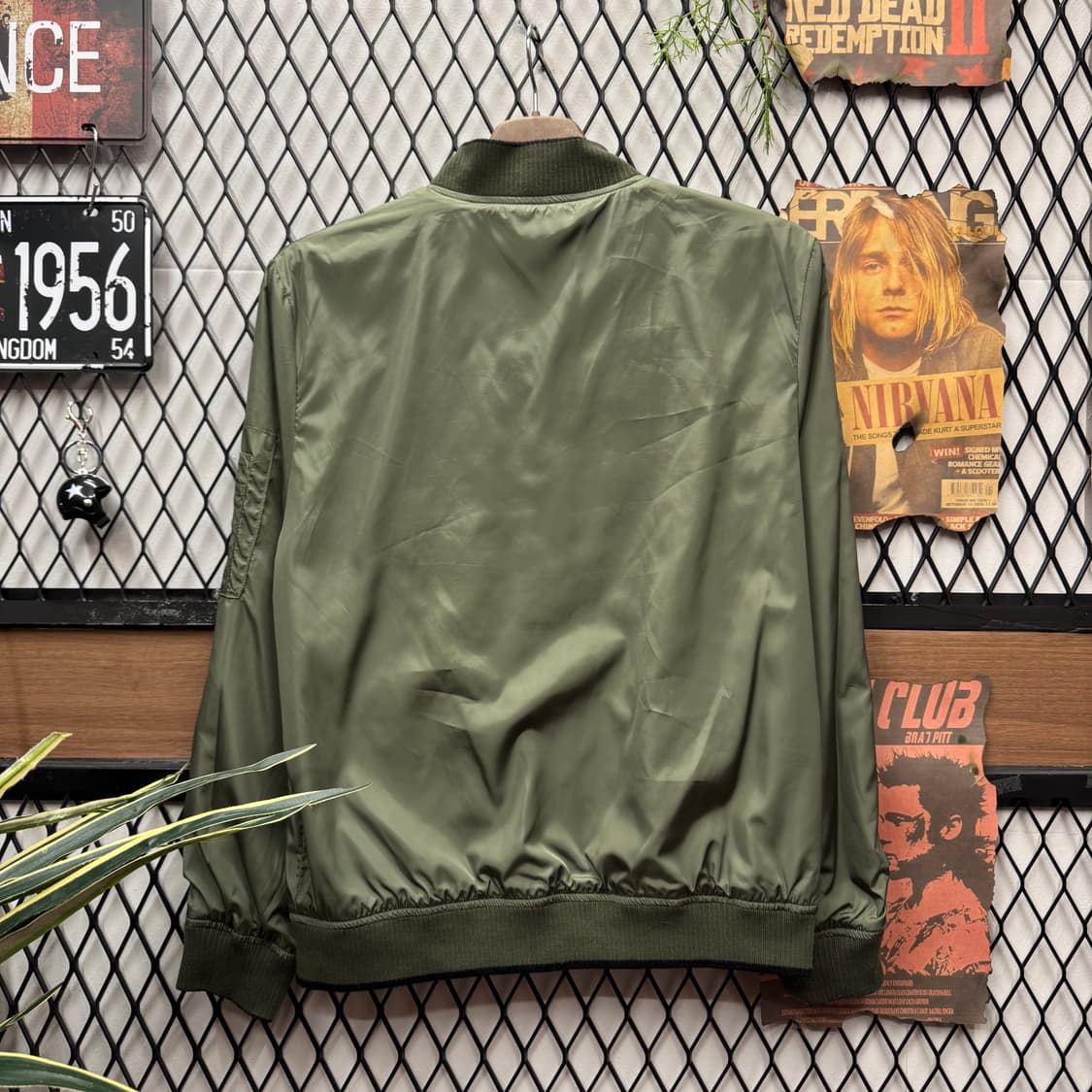 JPN VINTAGE 리버시블 스카쟌 봄버 자켓 전후면 자수 디테일 상품이미지4