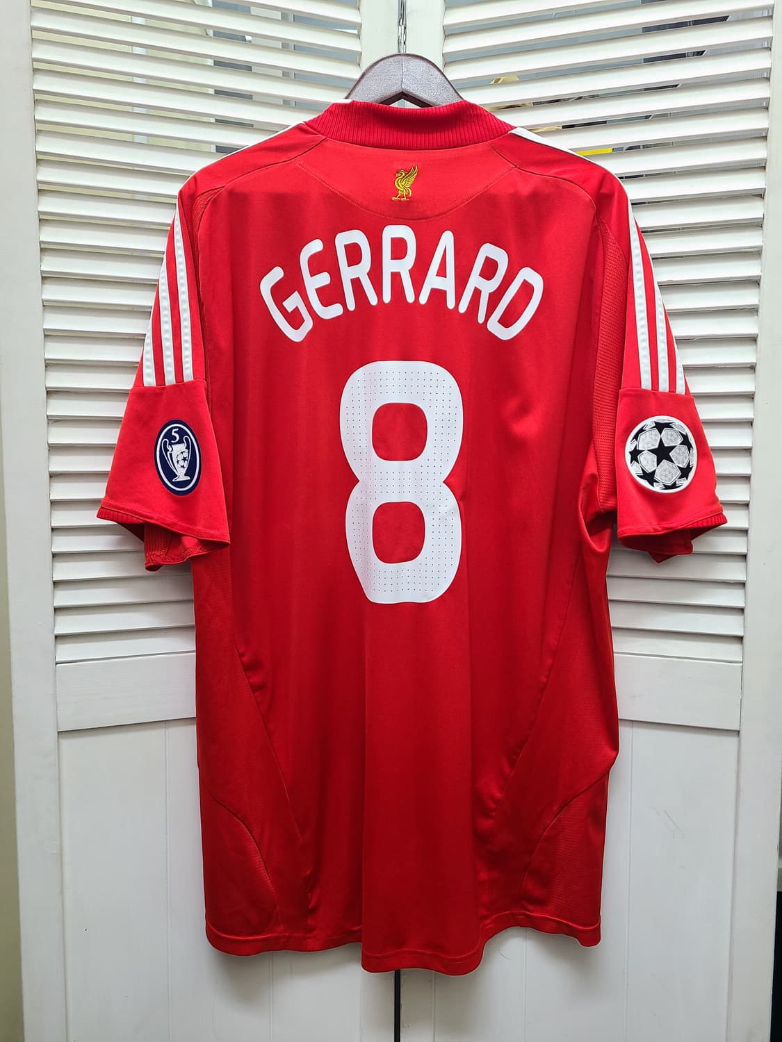 리버풀 08-10 제라드 아디다스 챔스 유니폼 상품이미지2