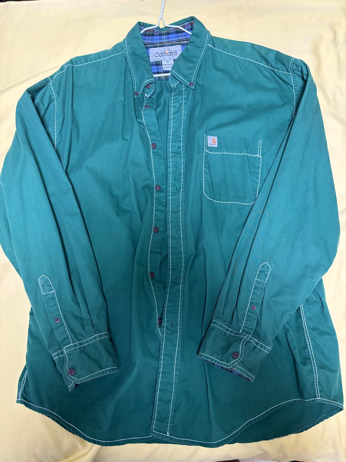 칼하트 셔츠 그린 XL 상품이미지1