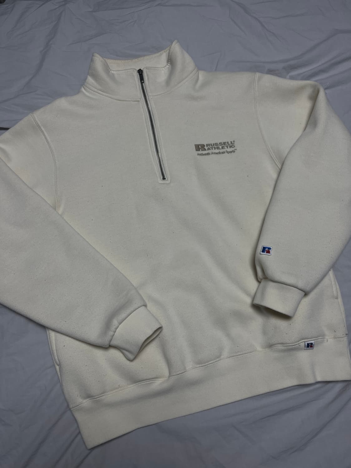 러셀 애슬레틱 하프집업 맨투맨 스웻셔츠 상품이미지2