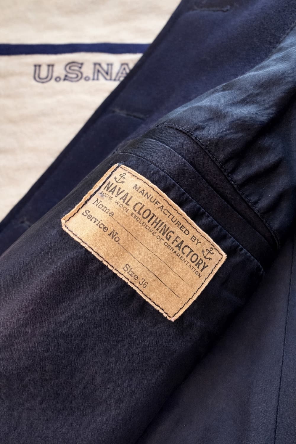 40's WW2 미 해군 10 버튼 피코트 95~100 상품이미지8