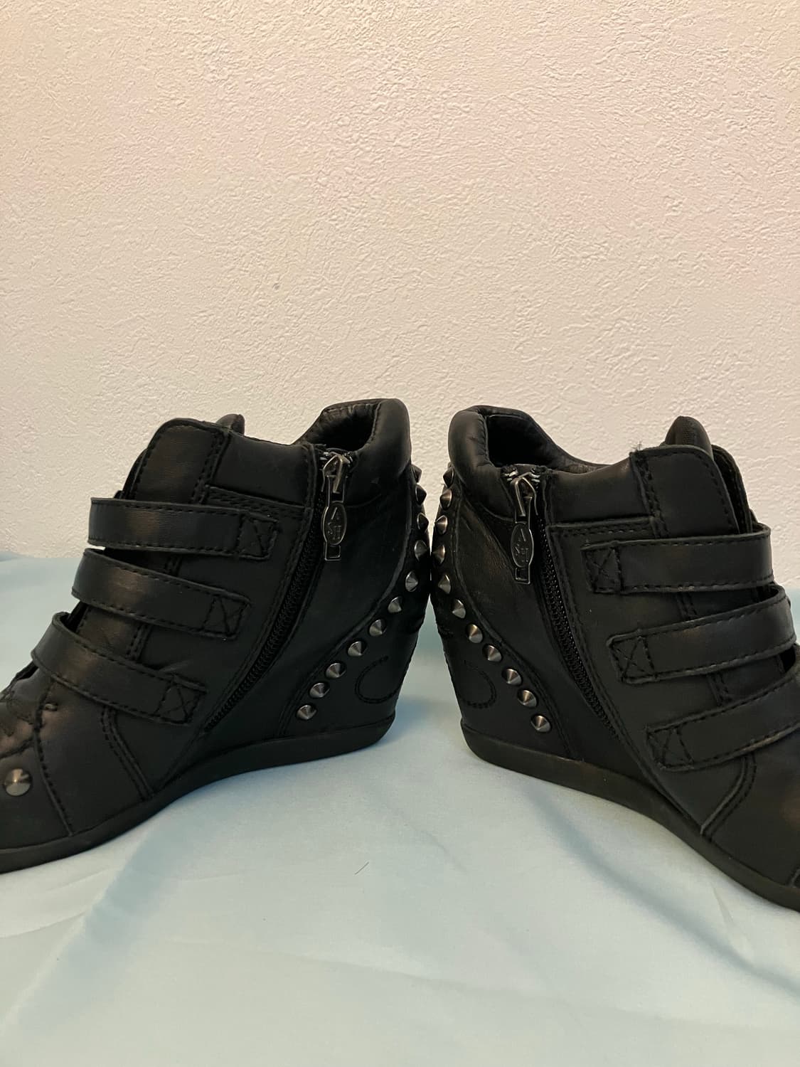 Ash 아쉬 스터드 버클 스니커즈 웨지힐 운동화 키높이 스니커즈 y2k 상품이미지3