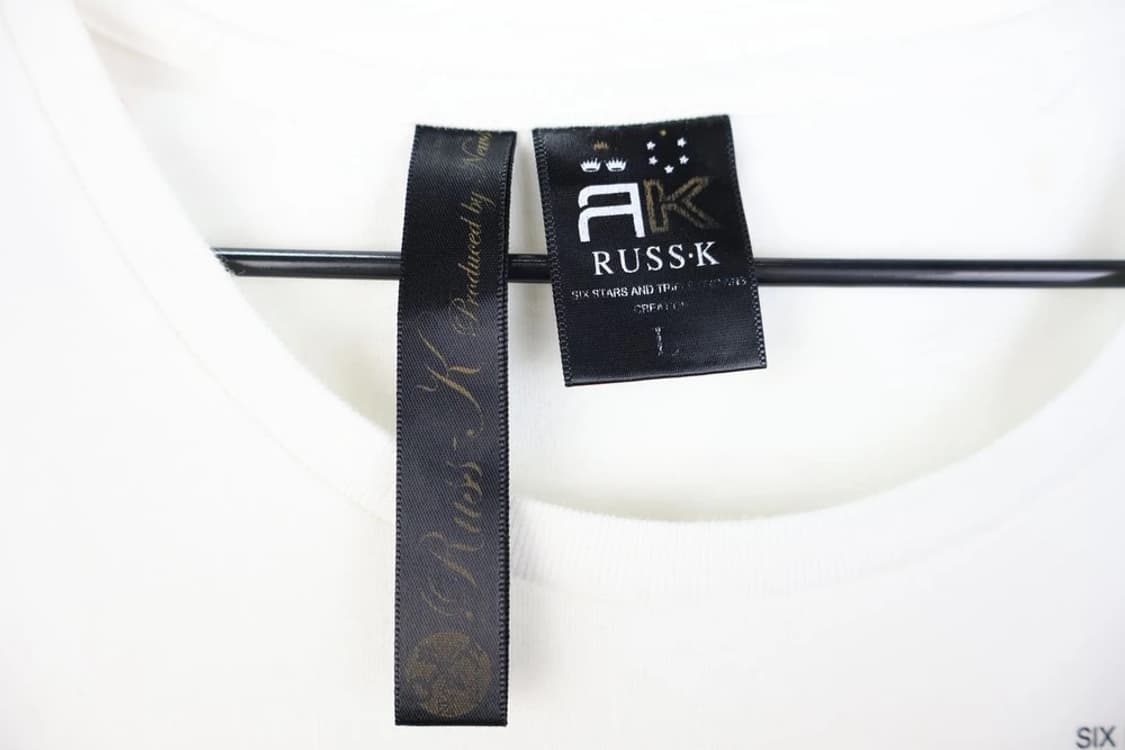 RUSS.K 프린팅 화이트 반팔 상품이미지8