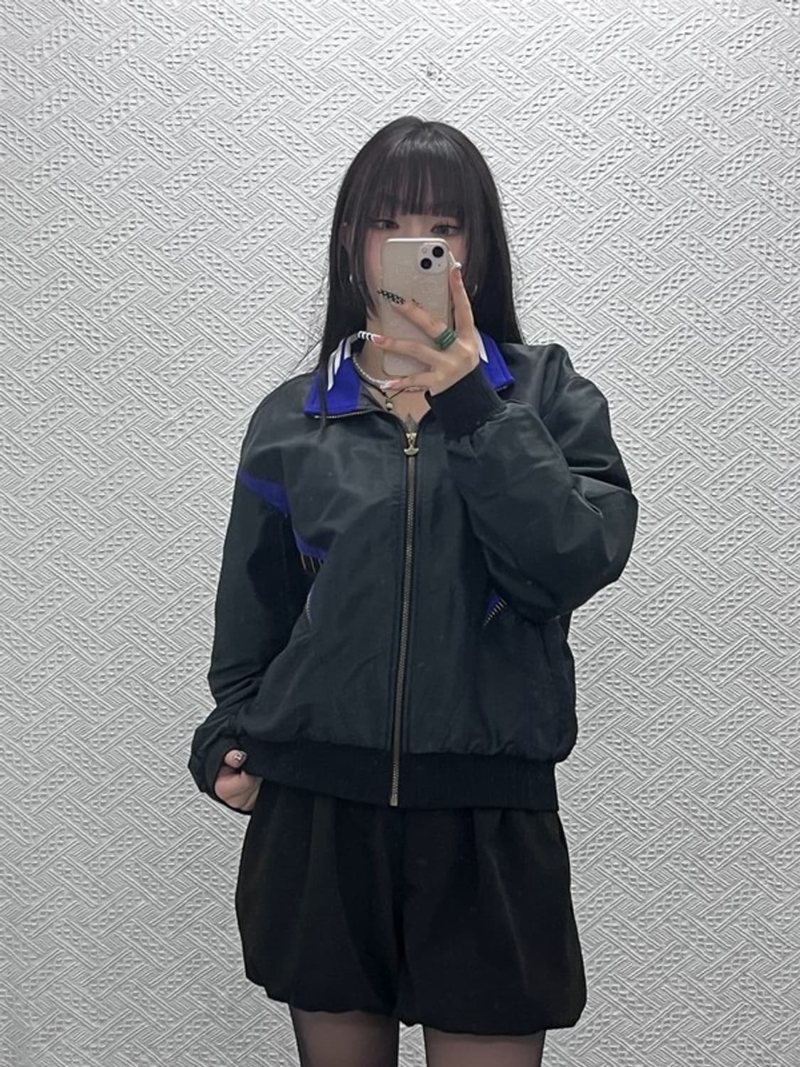 아디다스 올드스쿨 레트로 희귀 키치 항공점퍼 자켓 L C10551 상품이미지2