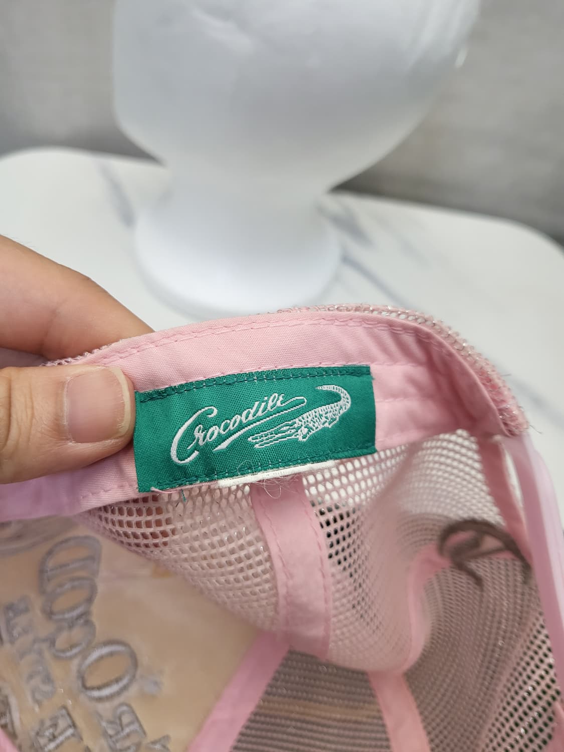 크로커다일 핑크 메쉬캡 상품이미지5