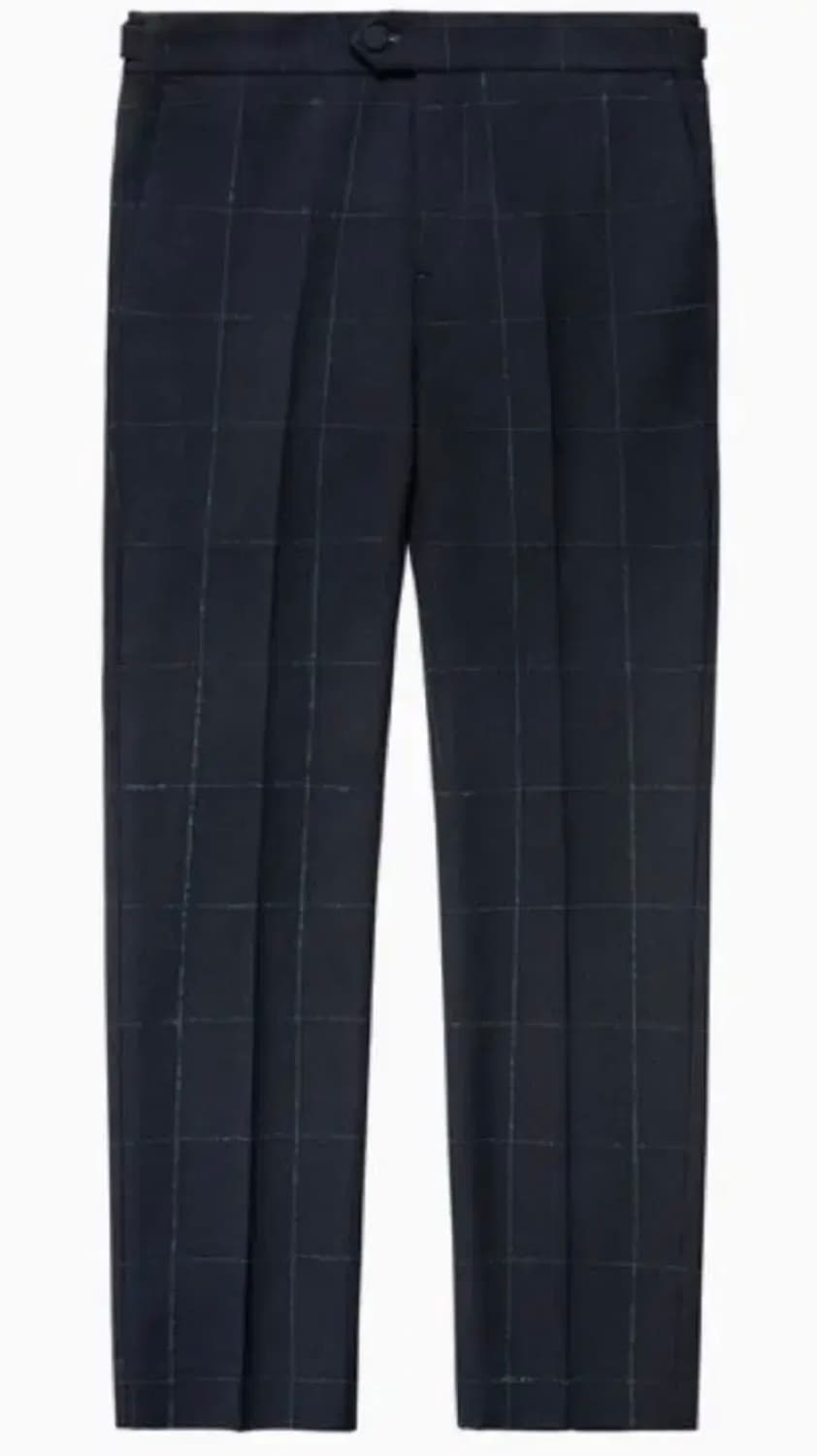 H&M X ERDEM 콜라보 울 체크 슬랙스 상품이미지2