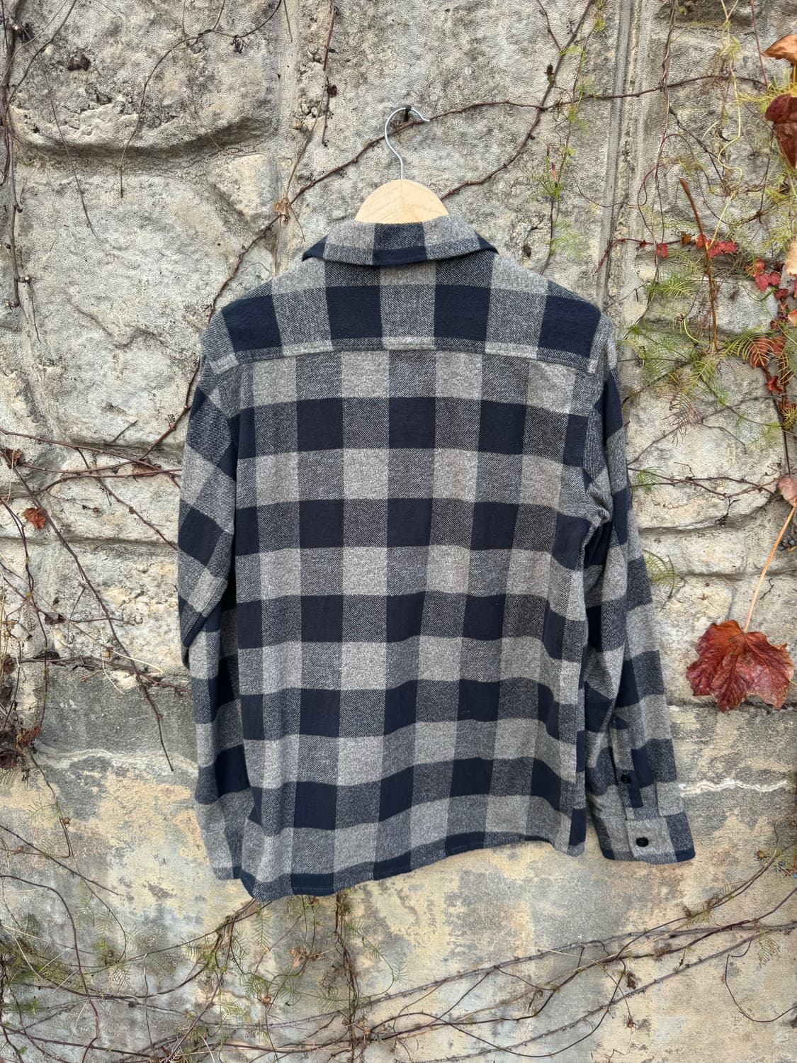 디키즈 빈티지 투포켓 체크 플란넬 셔츠 M 상품이미지2