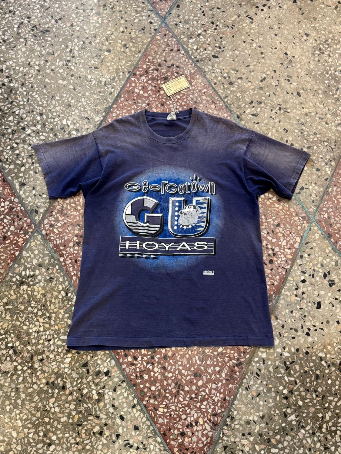 90s 프룻오브더룸 조지타운 티셔츠 (XL) 상품이미지1