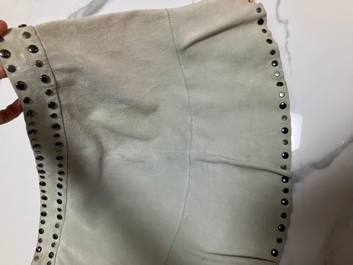 이자벨마랑 양가죽 스웨이드 이네스 스터드 미니 스커트 상품이미지3