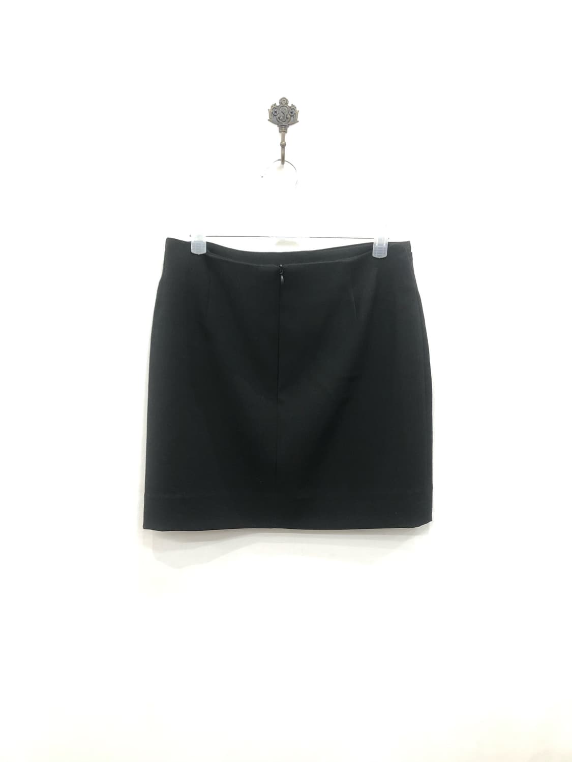 pearl ring point basic black mini skirt  상품이미지4