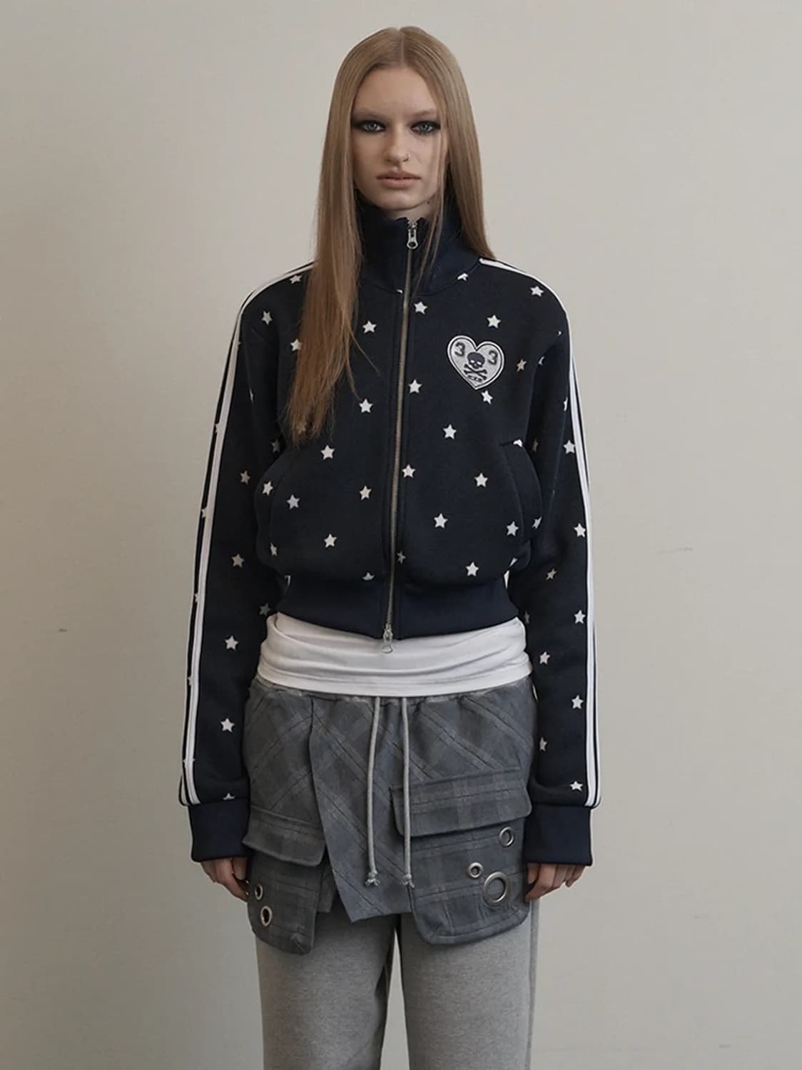 Setupexe sporty zipup navy 스포티 집업 네이비 상품이미지1