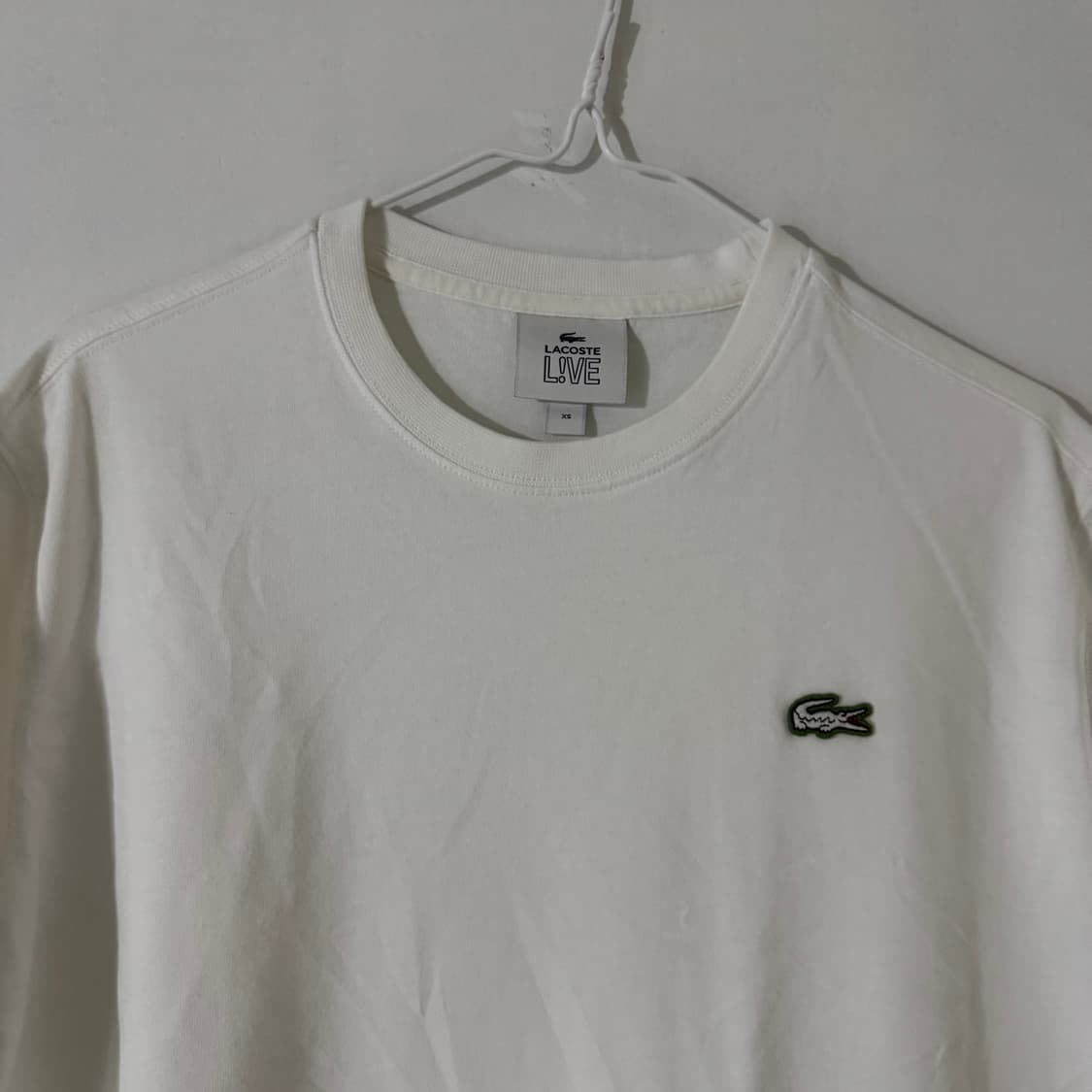 라코스테 반팔티 화이트 상품이미지4
