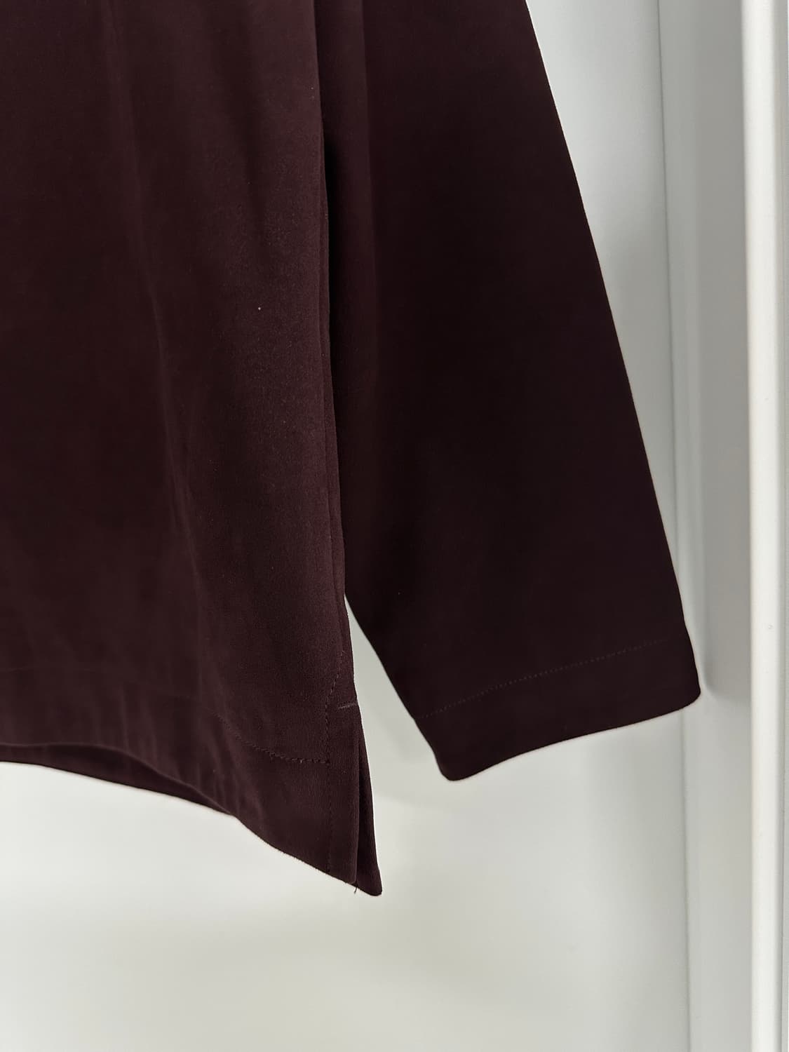 [질스튜어트] 남성 스웨이드 지퍼 셔츠 / 엑셀라지퍼 사용 상품이미지3