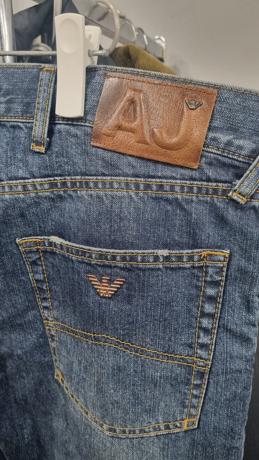 알마니 정품 올드스쿨 데님팬츠 36(허리단면48,기장107) 상품이미지5