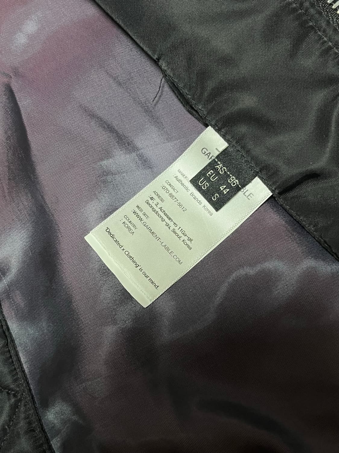 가먼트레이블 ma-1 상품이미지3