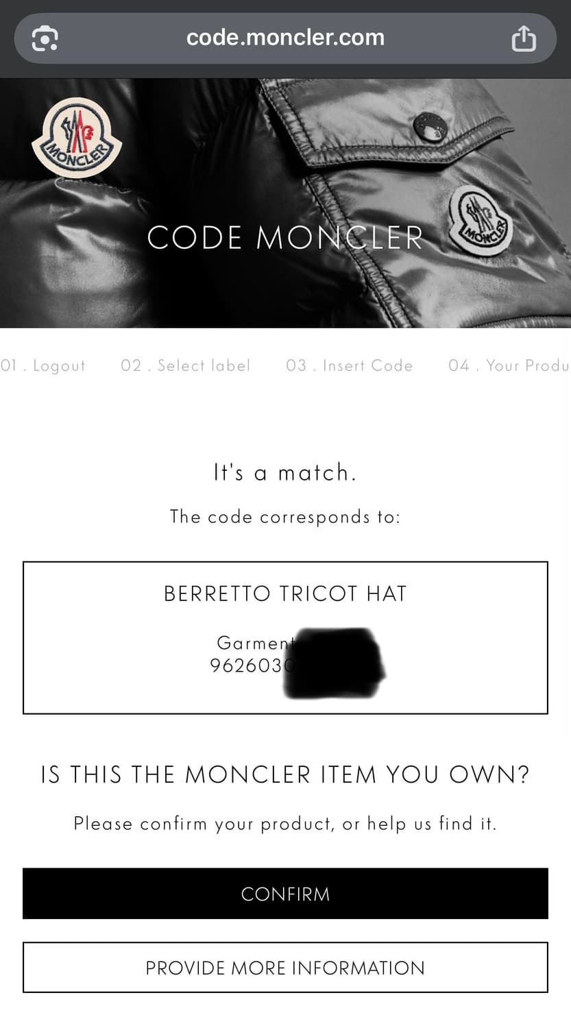 몽클레어 울 비니 블랙 상품이미지8