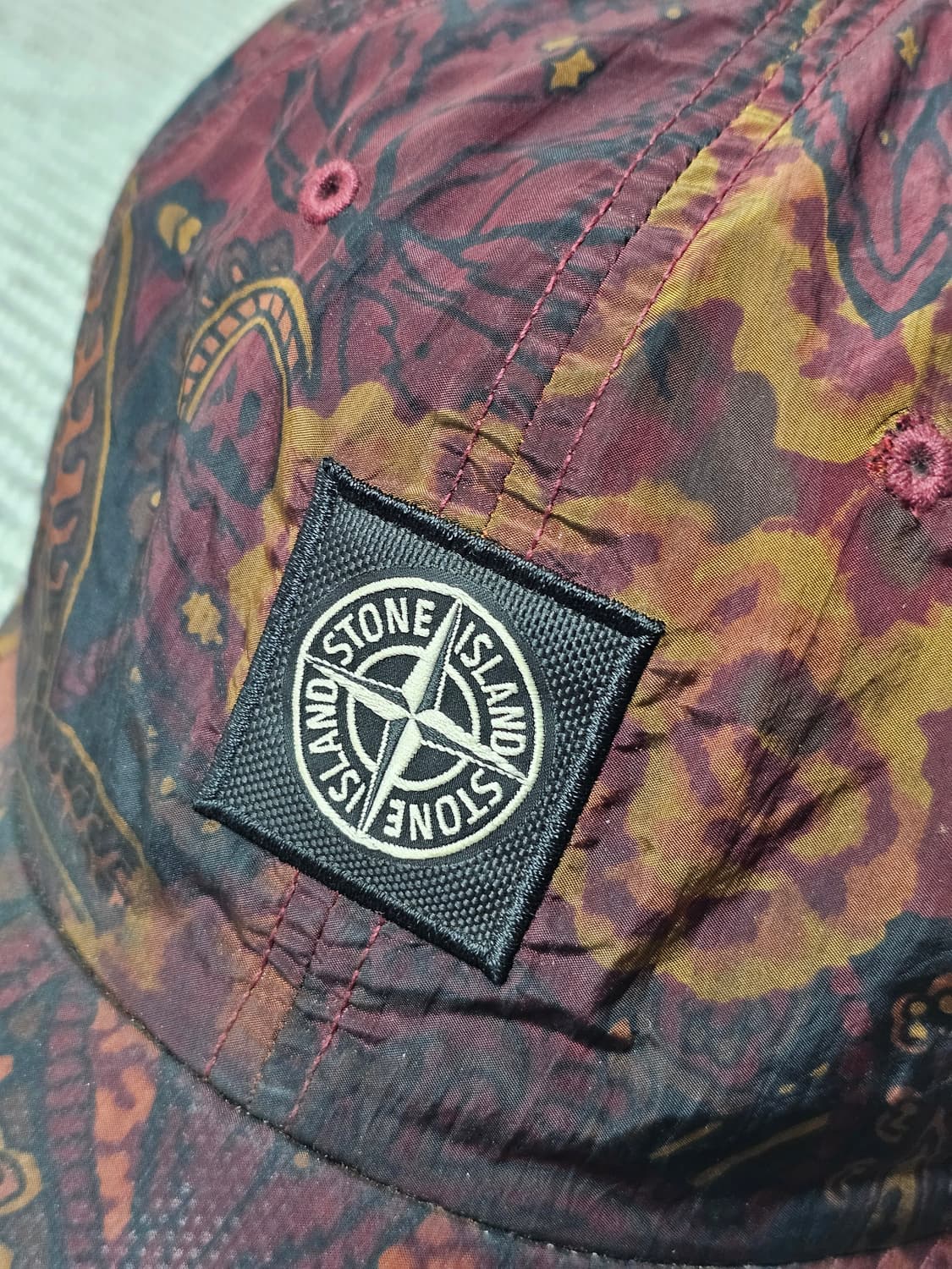 슈프림 X 스톤아일랜드 페이즐리 캡 상품이미지5