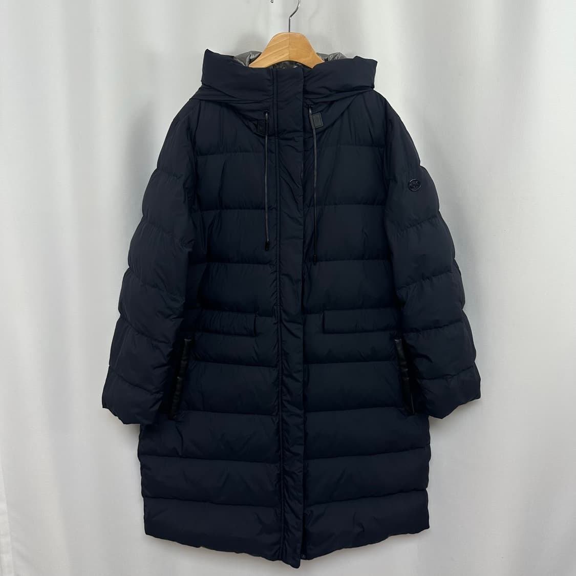 마이클코어스여성 후드 패딩 네이비 빅사이즈(실측130 상품이미지1
