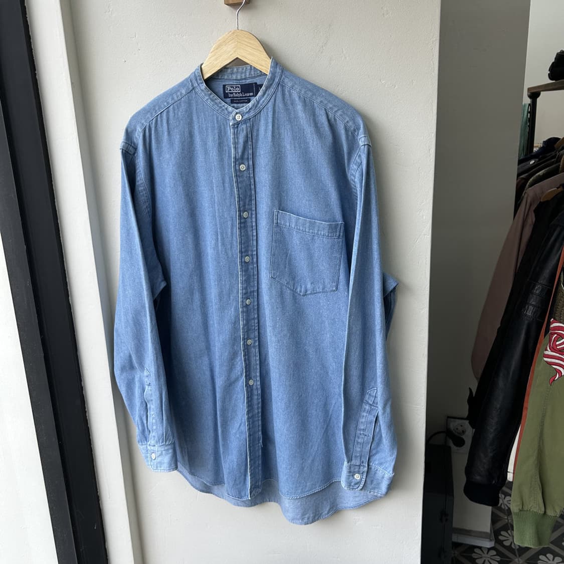 16507 - 폴로 랄프로렌 데님 헨리넥 셔츠 상품이미지2