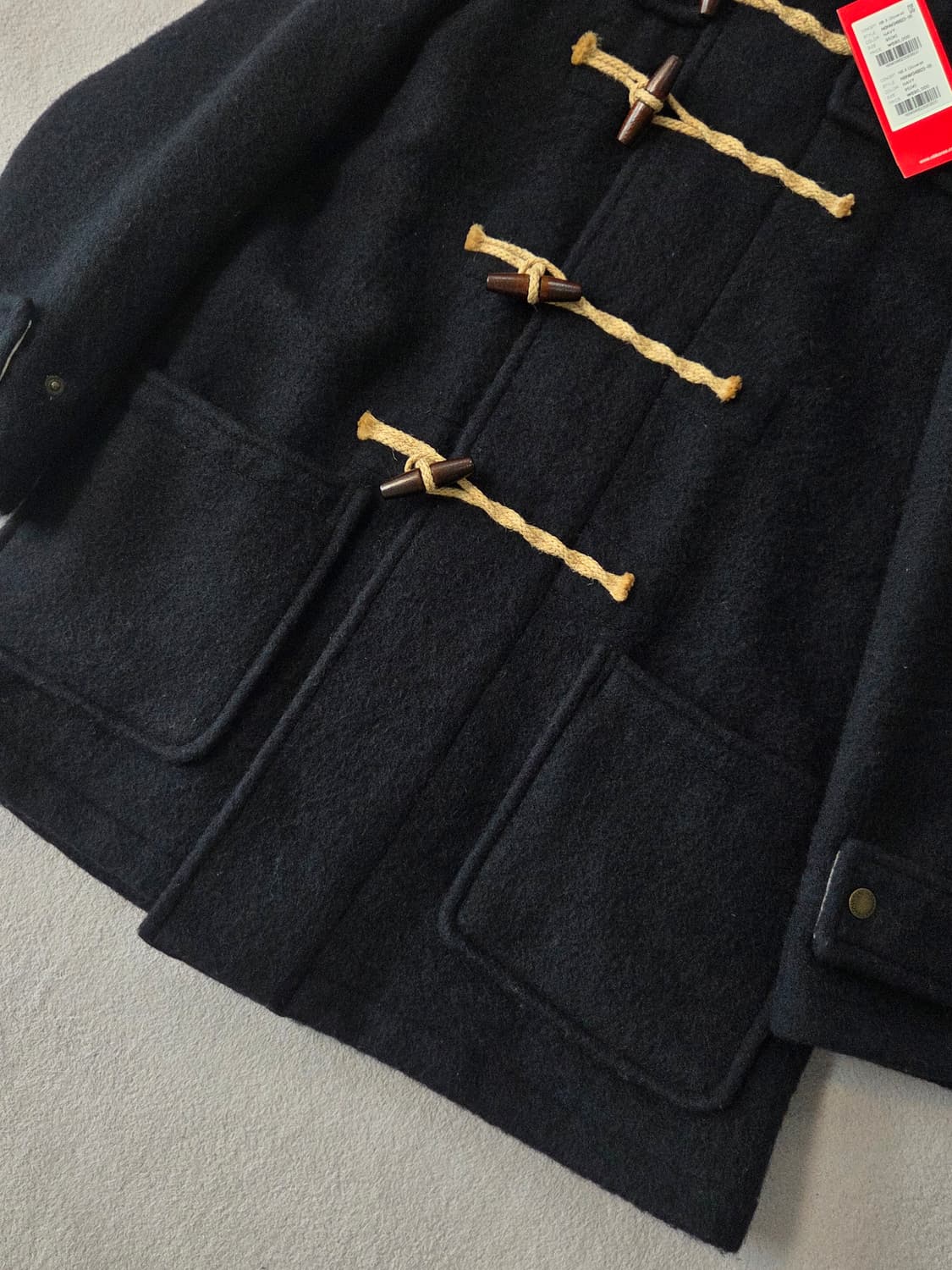 (95) 글로버올X뉴발란스 울 몬티 더플코트 남 (새상품)
 상품이미지3