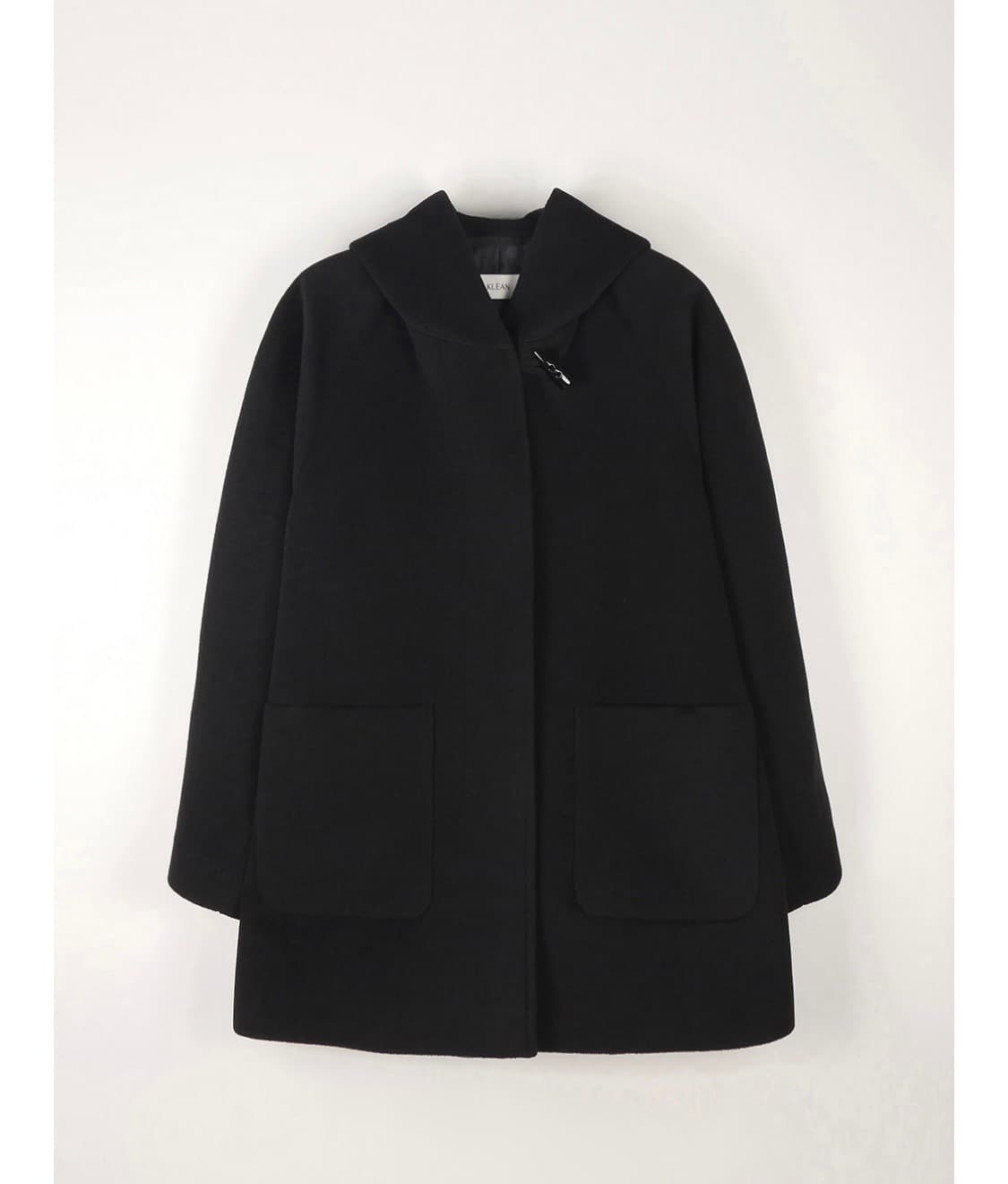 클린 Claude Hooded half coat (Black) 상품이미지1