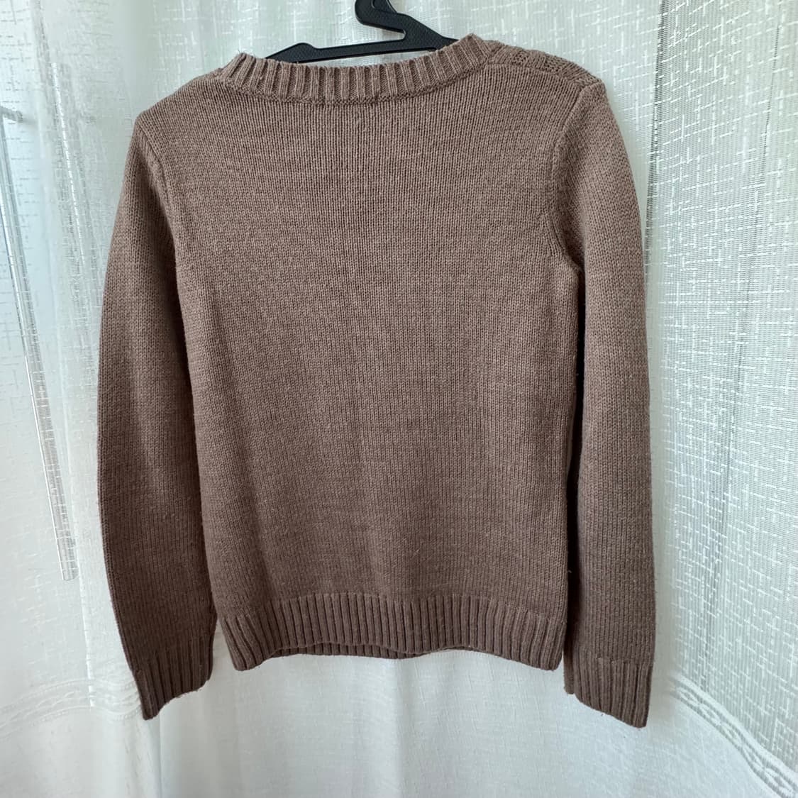 유니클로 베이지브라운 케이블 니트 S 상품이미지5