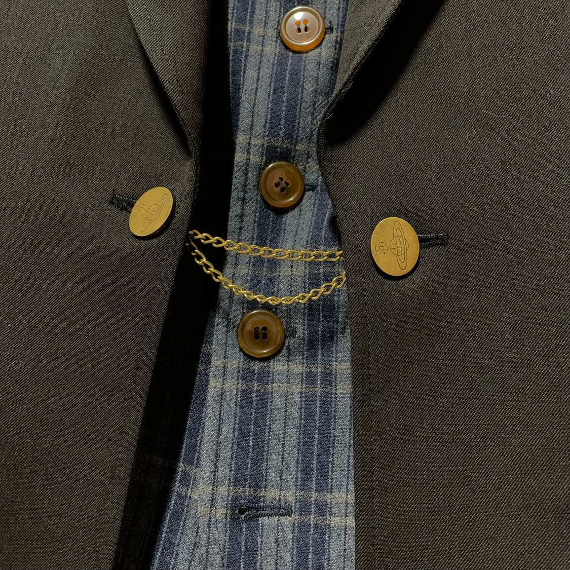 남녀공용!vivienne westwood man 울 레이어드 자켓 상품이미지5