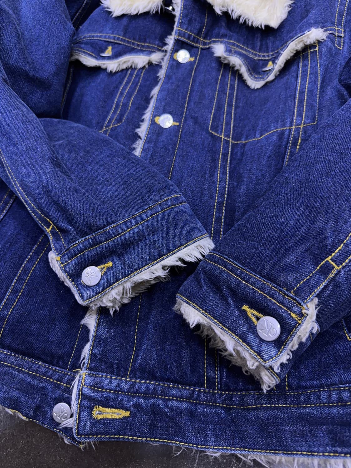 캘빈클라인 진 퍼 쉐르파 데님자켓 청자켓 L 상품이미지6