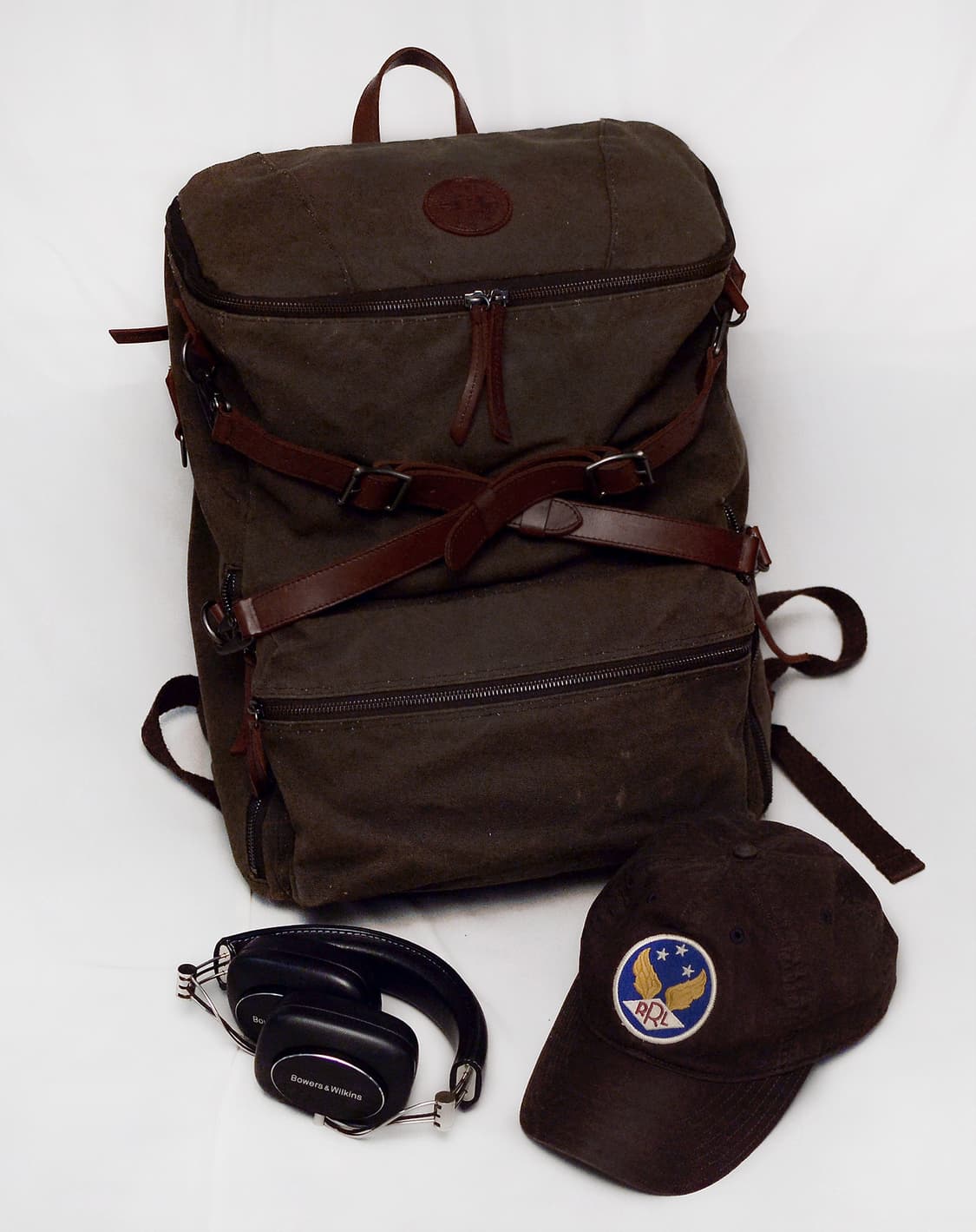 빌포드 (Builford) 익스플로러 왁스캔버스 레더 럭색 백팩 상품이미지2