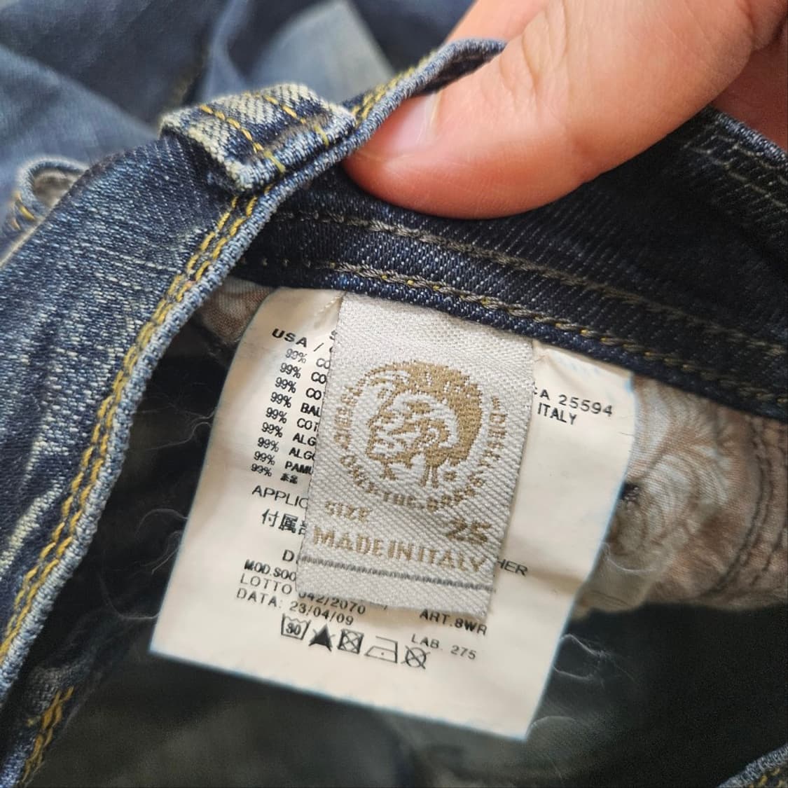 디젤 Soozy 데님 팬츠 25/32 상품이미지7